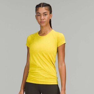 Lululemon Women's Swiftly Tech Short Sleeve Shirt 2.0 - Yellow
